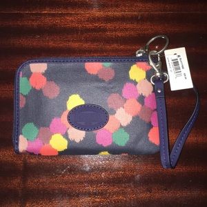 NWT Fossil wristlet